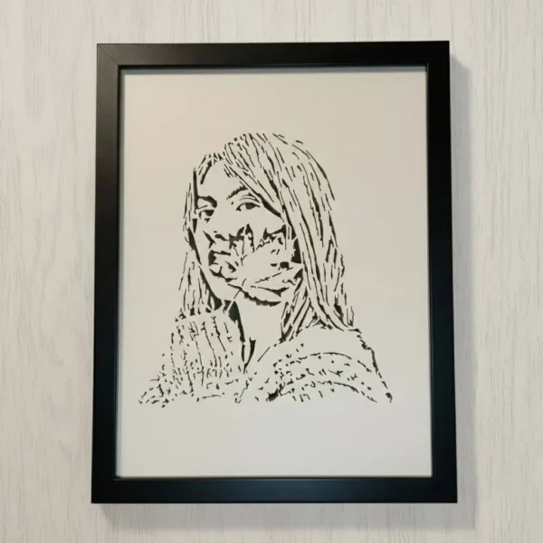 Portrait personnalise Marine star ac