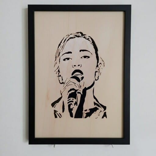 Portrait bois Lea Doffey 1