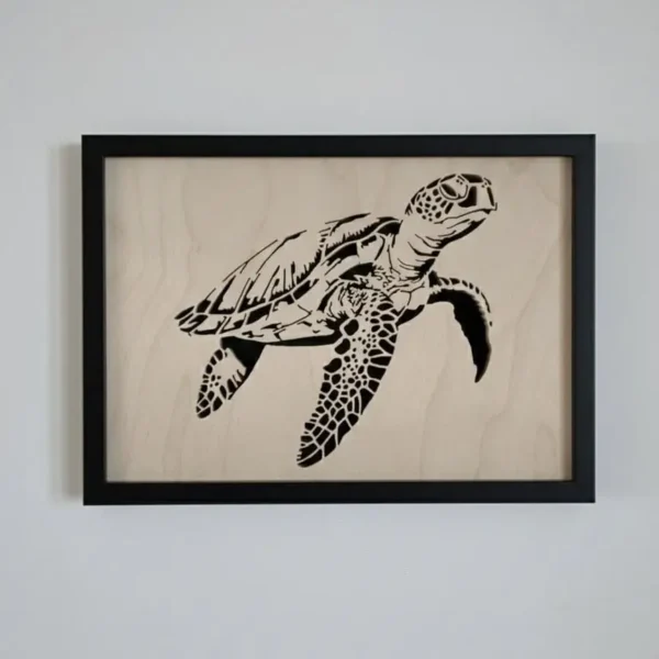 Deco bois Tortue des Caraibe