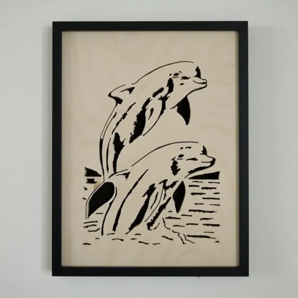 Deco bois dauphins