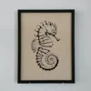 Deco bois hippocampe