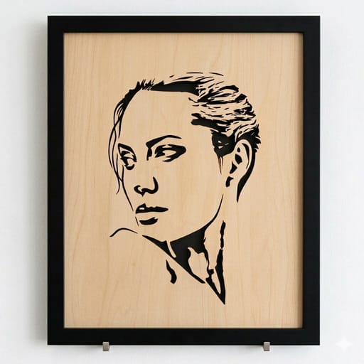 Portrait bois Angelina.Jolie_